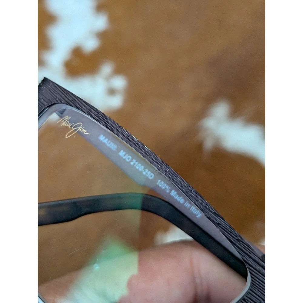 Maui Jim Eyeglasses MJO 2100-25D Brushed‎ Bronze Metal Frames 58-17-145